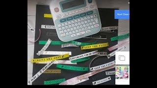 Brother P-Touch Embellish Label Printer- Cont Chain Printing-Part 4 Final thoughts