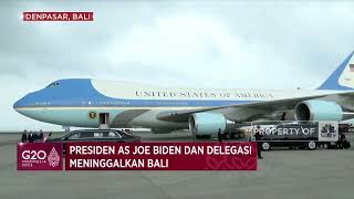 KTT G20 Resmi Ditutup, Presiden Joe Biden Meninggalkan Bali