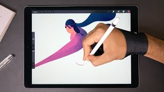 iPad Pro Drawing ✨ Chair Flight