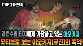 [원피스 분석] 아오키지의 정체는? 드래곤의 혁명군? 티치의 어둠? 답을 찾아 움직이는 원피스의 탐정 쿠잔