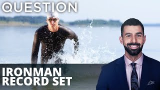 Triathlete smashes Ironman WORLD RECORD!