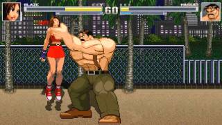 (Bushinryujunkie) Blaze Fielding vs. Mike Haggar