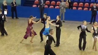 Первенство Москвы 2016 Юниоры-2 10 танцев Самба