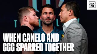When GGG and Canelo Were Sparring Partners