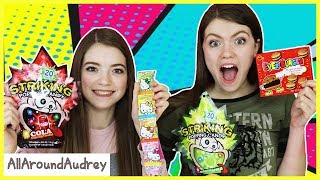 Hyper Audrey and Jordan Try Treats from Chinatown! / AllAroundAudrey