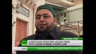 Syrian Christians, Catholics, Orthodox and Muslims, with Bashar al-Assad and Syrian Army