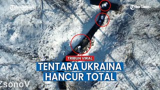 Benteng dan Parit Angkatan Bersenjata Ukraina Hancur Total, Imbas Granat Mematikan Militer Rusia