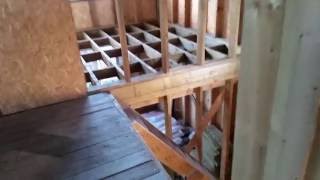 Каркасный дом. Конструктив каркаса. Проект Лаас, кд-132