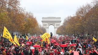 Protest in Paris: Climate Justice Activists Decry Accord as "Death Sentence" for Millions