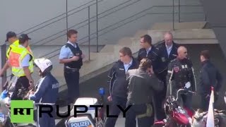 Germany: Night Wolves forced to remove Russian flags from bikes at German border