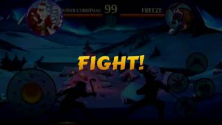Shadow fight 2, FREEZE VS FATHER CHRISTMAS