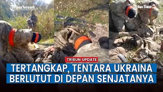 Pasukan Ukraina Menyerah dengan Tangan di Ikat dan Mata Ditutup