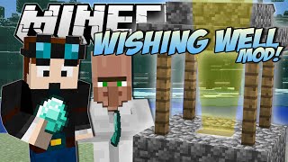 Minecraft | WISHING WELL MOD! (Riches, Lucky Villagers, Blocks & More!) | Mod Showcase