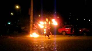 Огненное шоу в Бресте 2011