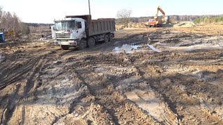 Не можем заехать в Карьер,Пробки из за оленей