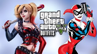 GTA 5 Online - Outfits (Harley Quinn SPECIAL)