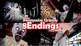 Granny1.5【Pennywise MOD】8Endings ～８つのエンディング～