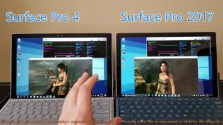 Surface Pro 2017 - Does it Throttle? - Old vs. New - Sustained Gaming Performance