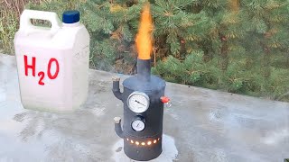 Атомная печь на ВОДЕ! Из обычных труб! НОВОЕ ТОПЛИВО!