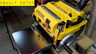 Лучший в мире настольный рейсмус DeWALT DW735 / Best Benchtop Thickness Planer