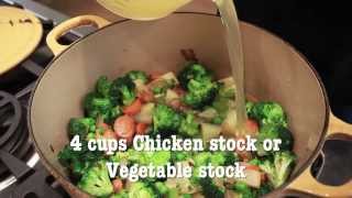 Voskos Bites: Broccoli Pea Soup