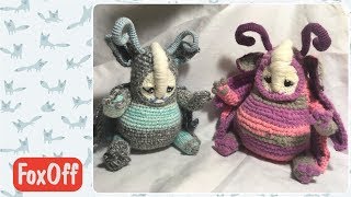Вязаная игрушка Дример с крыльями МК Вяжем крючком