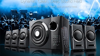 Fand D f 3000 x 5 1 speakers sound test