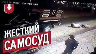 Мэра протащили на веревке за машиной за невыполненные обещания