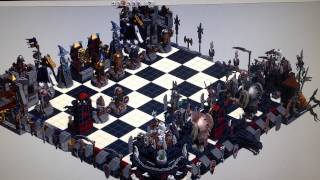 LDD gameplay 852293 Castle Giant Chess Set -  base on Aanchir's LXF