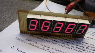 Cyfrowy odczyt częstotliwości do 50MHz na LED