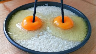 【美食技巧系列】米上甩兩個蛋，不煮飯不熬粥，老人小孩都愛吃 【小穎美食】