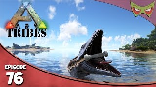 Ark: Survival Evolved - Ep 76 - Mosa Taming! - Let's Play on Pooping Evolved
