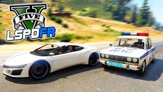 ПОЛИЦЕЙСКАЯ ПОГОНЯ В GTA 5 - РУССКАЯ ПОЛИЦИЯ! ВАЗ 2106! НОВЫЕ ПОГОНИ! (GTA 5 ПАТРУЛЬ ДПС)