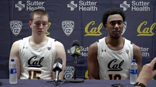 Cal Men's Basketball: Grant Anticevich and Kareem South Press Conference (1/30/20)