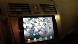 iPad Mini in dash install 2010 Mazda 3