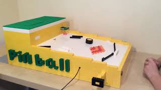 Lego pinball machine