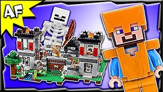 Lego Minecraft The FORTRESS 21127 & 3 REBUILDS Stop Motion Build Review