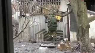 Ополчение Бой в Донецке War in Donbass