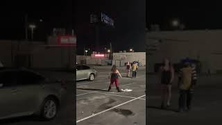 Girl fights two dikes at club