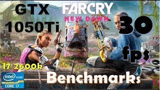 Far Cry New Dawn GTX 1050Ti 30 fps locked 1080p Gameplay