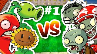 Plants vs Zombie 2 | Прохождение " Растения против зомби " | Первые 2 уровня |