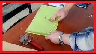 Матрицы для прокатки вощины + Культиватор для распечатки пчелиных рамок  (Культиватор Кузина )