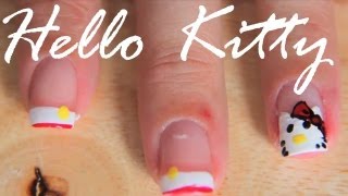 Cute & Pretty Hello Kitty (Nail Art Request)