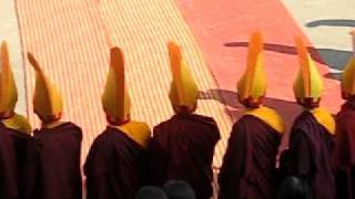 Losar Cham (Lama Dance) at Namdroling Monastery
