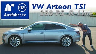 2017 Volkswagen Arteon 2.0 TSI 280 PS 4M R-Line - Fahrbericht der Probefahrt, Test, Review
