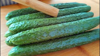 【小穎美食】黃瓜最好吃的做法，清脆爽口，一次做10根不夠吃，早餐離不開它