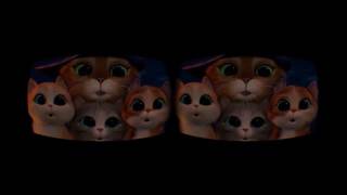 Смотрите мультфильм "Кот в сапогах. Три дьяволёнка" в очках VR. Прикольный мультфильм)
