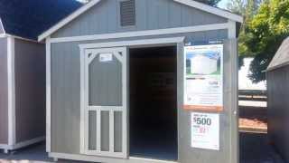Home Depot Outdoor Storage Barn Rainbow End 12' x 16'