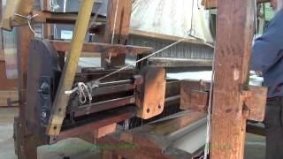 2013 11 30 Jacquardwebstuhl Wangen 100 Jahre alt in Funktion