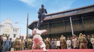 日本武士太囂張，嘲諷中國功夫太弱，結果被功夫高手1腳踹成重傷！
